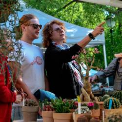 Jubilejni cvetlični sejem Horti Tergestini privabil številne obiskovalce