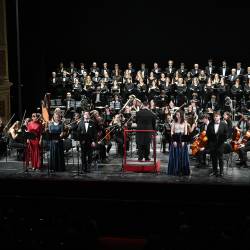 Na tržaškem odru je stala mogočna, pretežno mlajša zasedba