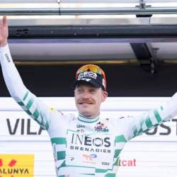 Prolog dirke po Romandiji je osvojil francoski kolesar Dorian Godon (ANSA)