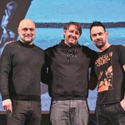 Boris Benko (z leve), Mitja Stefancic in Petar Stojanović (FOTODAMJ@N)