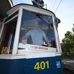 Tramvjer je po devetih mesecih odstranil napis, da tramvaj ne obratuje