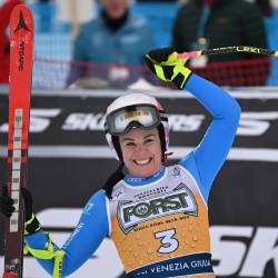 Ladinka Nicol Delago je na Trbižu dosegla največji uspeh v karieri (GIANNI PECCHIAR)