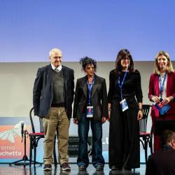 Z leve Gianfranco Schiavone, Alessia Candito, Anna Piozzi, Anna Vitaliano in Roberta Altin