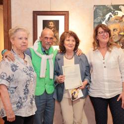Z leve Franka Žgavec, Fabrizio Oreti, Maria Grazia in Silvia Paoletti (TIBALDI)