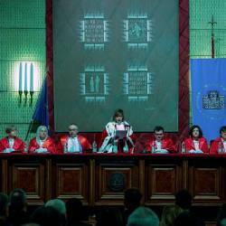 Nastop predsednice višjega sodišča Marie Caterine Chiulli na odprtju sodnega leta (Tedeschi/FotoDamj@n)