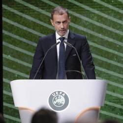 Predsednik Evropske nogometne zveze (Uefa) Aleksander Čeferin