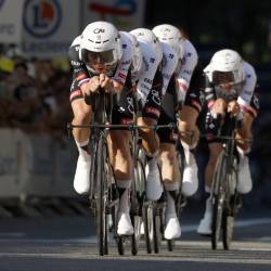 Pogačarjeva ekipa UAE Team Emirates (ANSA)