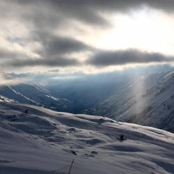 Tirolske alpe nad dolino Ötztala