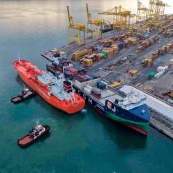 Ladja Salamanque in tanker Ravenna Knutsen (OBALNA STRAŽA)