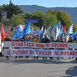 Protestni shod za tovarno StarTech