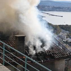 Zagorelo je na Furlanski cesti na številki 216