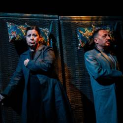 Roberta Biagiarelli in Sandro Fabiani sta se vživela v vlogo ostrostrelcev in njihovih sarajevskih žrtev