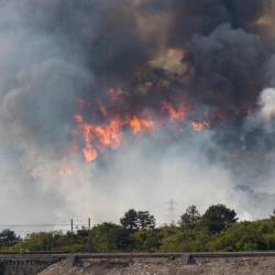 Požar na območju Medjevasi julija letos (FOTODAMJ@N)