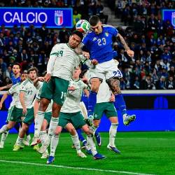 Italija je v Bergamu premagala Severno Irsko z 2:0 (ANSA)