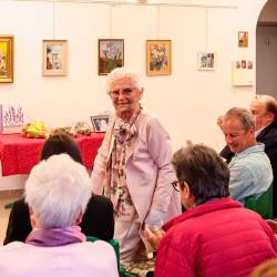 Vera Poljsak, dolgoletna učiteljica, kulturna delavka in soustvarjalka družbenega življenja, je prejemnica nagrade Nadja Maganja, ki izpostavlja izjemne ženske osebnosti v zamejskem prostoru (FOTODAMJ@N)