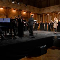 Koncert spomina in dialoga, posvečen Borisu Pahorju: Vikra, komorni zbor Glasbene matice pod vodstvom Petre Grassi (FOTODAMJ@N)