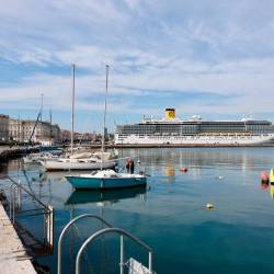 Costa Deliziosa je priplula v Trst (LUCA TEDESCHI/FOTODAMJ@N)