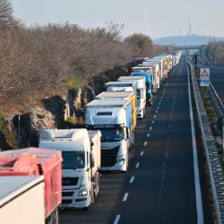 Nastal je zastoj od Proseka do Moščenic (FOTODAMJ@N)