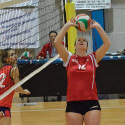 Nekdanja odbojkarica Karin Crissani v dresu Zaleta (ARHIV)