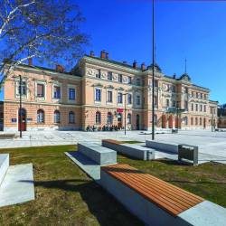 Prenovljen Trg Evrope, pred železniško postajo v Novi Gorici