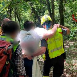 Prizor reševalne akcije (GASILCI)