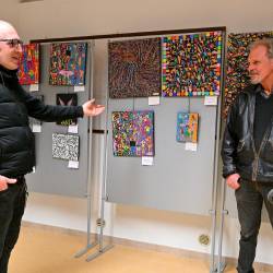 Na sedežu zahodnokraškega rajonskega sveta je ne ogled razstava slik Marca Novaka (FOTODAMJ@N)