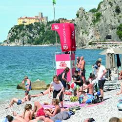 Kopališče Castelreggio v Sesljanskem zalivu