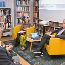 Nikla Petruška Panizon in Miran Košuta (FOTODAMJ@N)