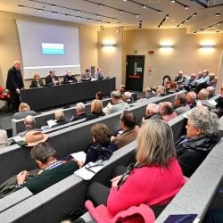 Jusarji so včeraj v dvorani Tessitori priredili posvet ob osmi obletnici soglasnega sprejetja zakona 168 iz leta 2017 (FOTODAMJ@N)