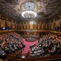 Pogled na senat v Rimu (ANSA)