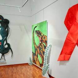 Razstava obiskovalcev delavnice Officina creativa zadruge La Collina (LUCA TEDESCHI/FOTODAMJ@N)