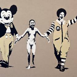 Banksyjeva razstava The great comunicator