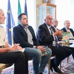 Na včerajšnji tiskovni konferenci o varnosti in mobilnosti (TIBALDI)