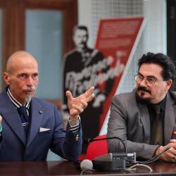 Fabrizio Oreti (levo) in Juan Aries Gonano (TIBALDI)