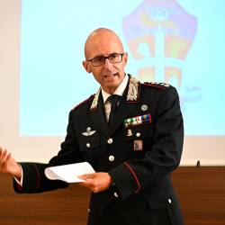 Nov pokrajinski poveljnik karabinjerjev Gianpaolo Greco (FOTODAMJ@N)