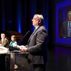 Nagovor predsednika SSO Walterja Bandlja (foto Tibaldi)