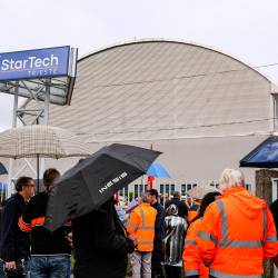 Nedavni protest pred tovarno StarTech (LUCA TEDESCHI/FOTODAMJ@N)