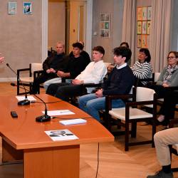 Predsednik Slovenske prosvete Tomaž Simčič je nagovoril prejemnike in sorodnike (FOTODAMJ@N)
