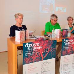 Z leve Franka Žgavec, Igor Komel, Nina Ukmar in Rossana Paliaga (TIBALDI)