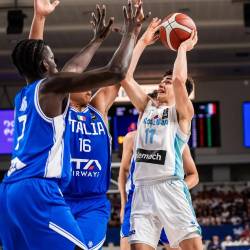 Igor Stjepanović je v finalu proti Italiji dosegel 15 točk (FIBA.BASKETBALL)