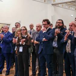 Del udeležencev na srečanju o koridorju IMEC v Trstu (TEDESCHI/FOTODAMJ@N)