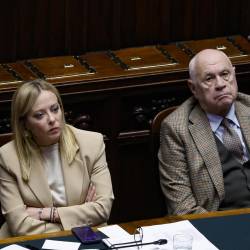 Giorgia Meloni in Carlo Nordio (ANSA)