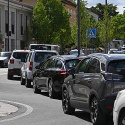Gost promet na openski Dunajski cesti