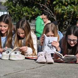 Prvi nacionalni dan branja na NSŠ sv. Cirila in Metoda na Katinari (FOTODAMJ@N)