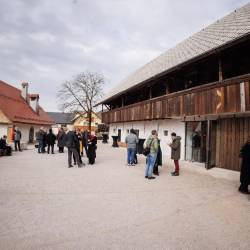 Prenovljena Prešernova rojstna hiša v Vrbi (NEBOJŠA TEIĆ/STA)