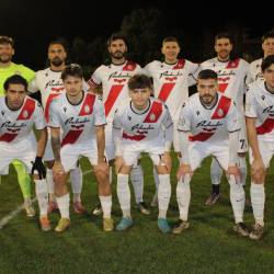 Nogometaši Juventine pred sredino polfinalno tekmo proti Tamaiu, na kateri so zmagali s 4:0 (M. MARSIČ)