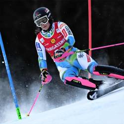 Caterina Sinigoi v Kranjski Gori (GIANNI PECCHIAR)