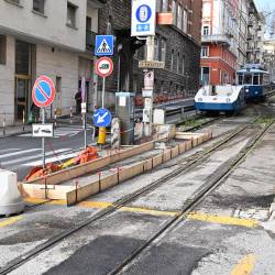 Kanalizacijo bodo začeli urejati v spodnjem delu Ulice Commerciale (FotoDamj@n)