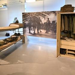 Razstava o obveznem vojaškem roku v tržaškem muzeju Diego de Henriquez (FOTODAMJ@N)