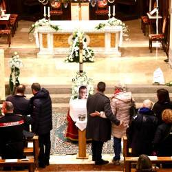 Milje so se danes poslovile od devetletnega Giovannija